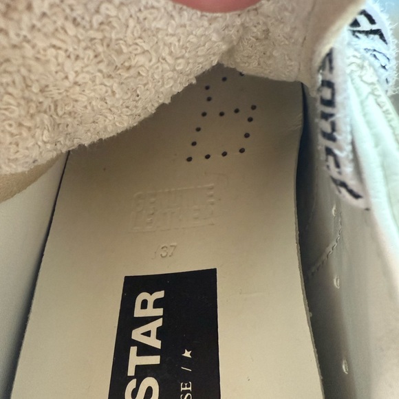 Golden Goose Cream and Black Star Slip-On Sneakers - Picture 8 of 8